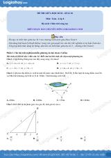 Đề thi giữa kì 2 Toán 8 Chân trời sáng tạo - Đề số 10